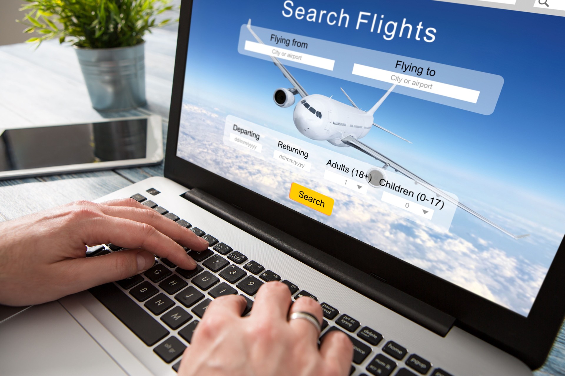 booking flight travel traveler search reservation holiday page